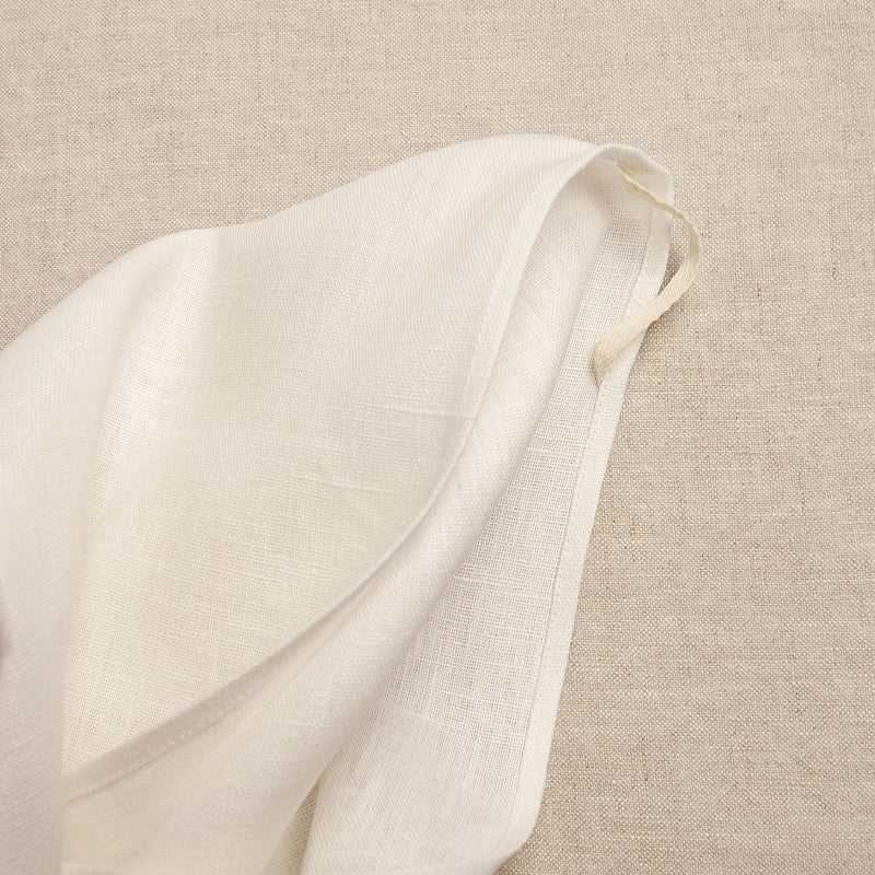 Linen kitchen towel, white color