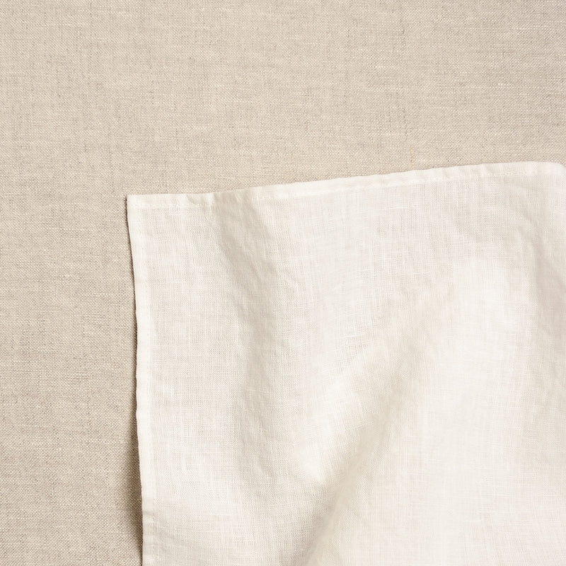 Linen napkin white